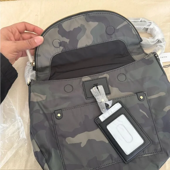 MARC JACOBS 4S5HMS035H02- CAMO PREPPY NATASHA NYLON WOMENS MINI CROSSBODY BAG - Picture 3 of 8